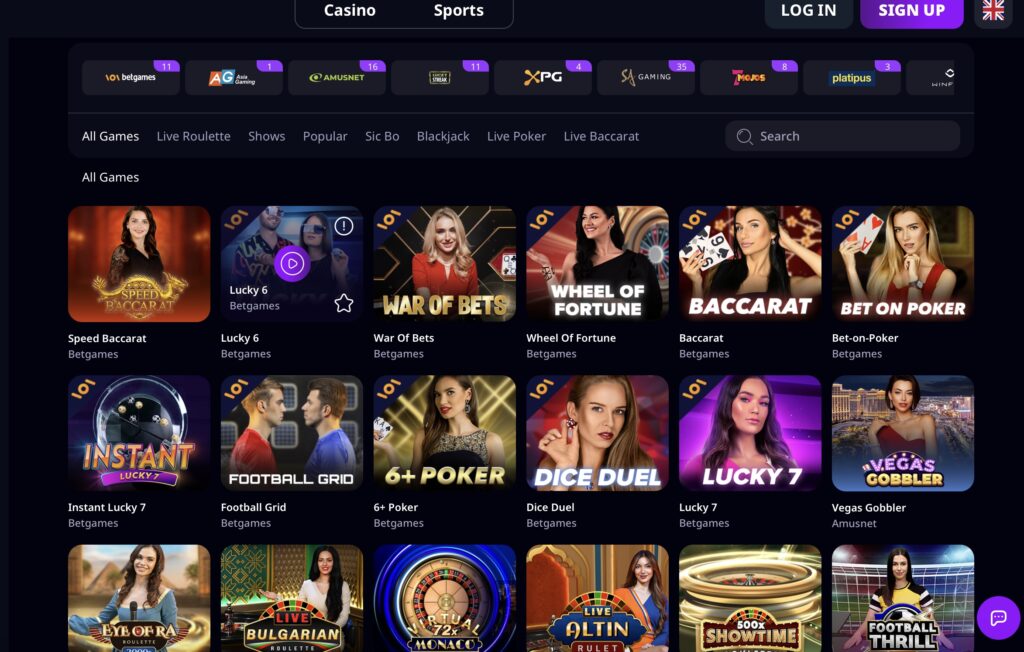 Best Credit Card Casino UK For Live Games - Lola Jack